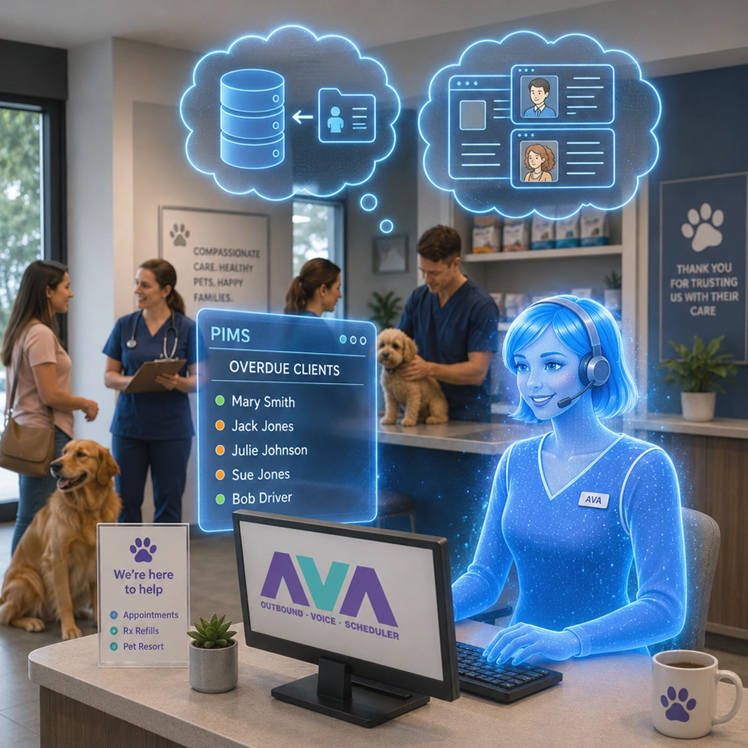 AVA Outbound — identifies overdue clients
