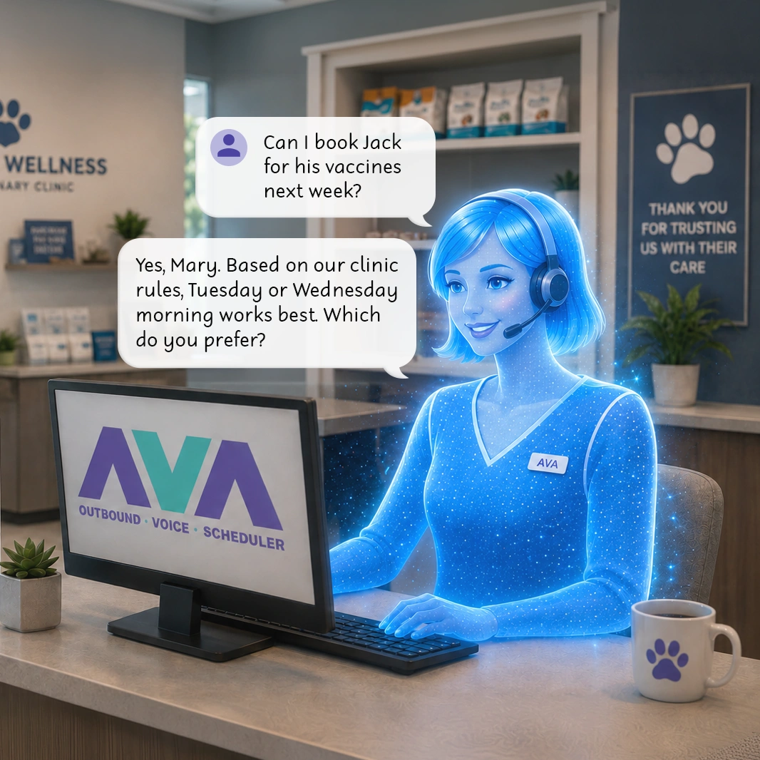 AVA Outbound — natural conversation